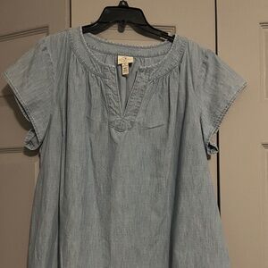 St John’s Bay denim short sleep top